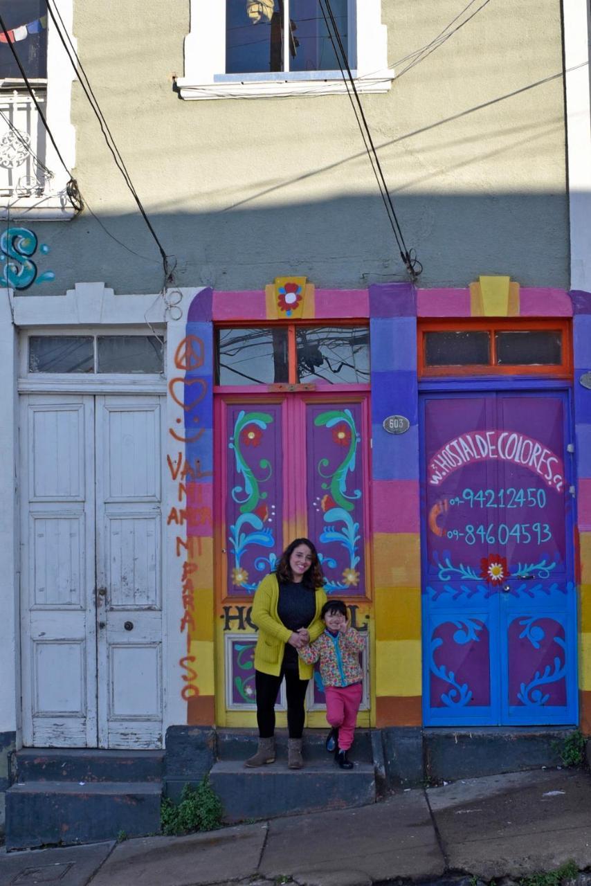 De Colores Hostal Valparaíso Exterior foto