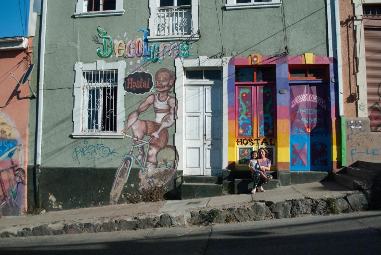 De Colores Hostal Valparaíso Exterior foto